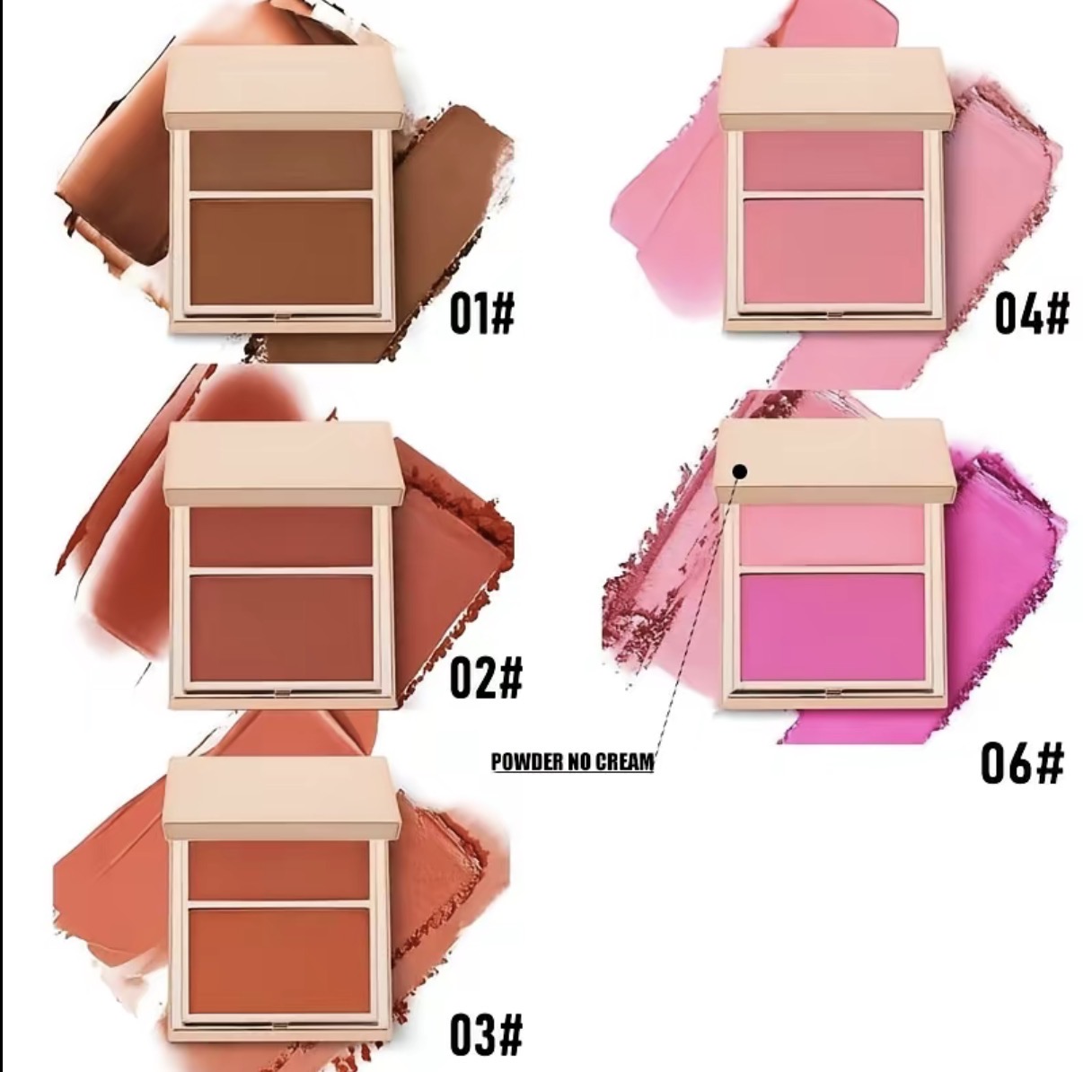Double-Take Cream Blush — 2-in-1 Powder + Cream Blush Duo